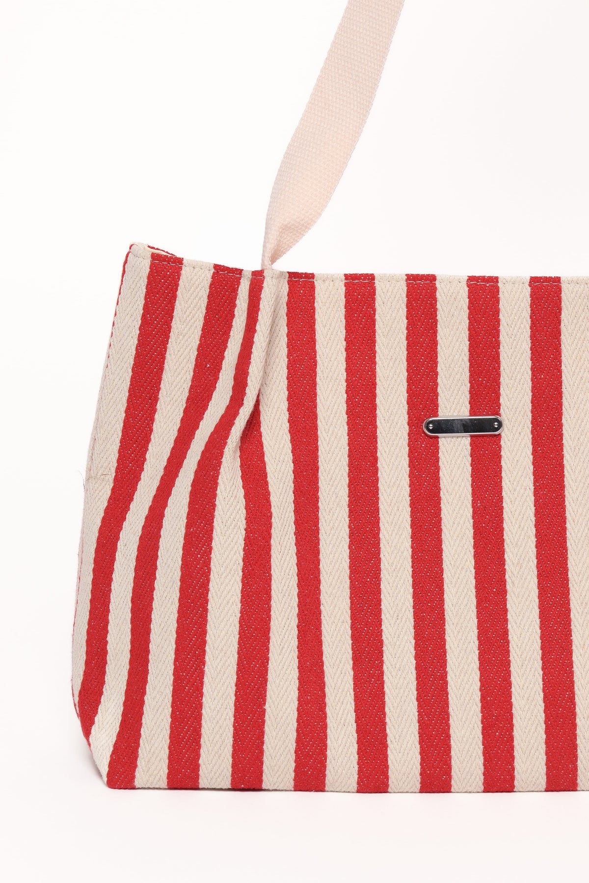 Ruby Beach Bag - Red Stripe