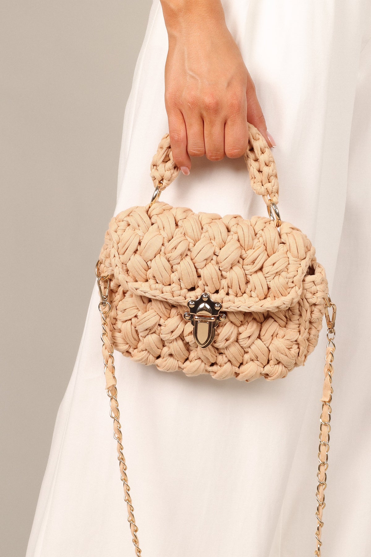 Veve Hand Woven Bag - Natural