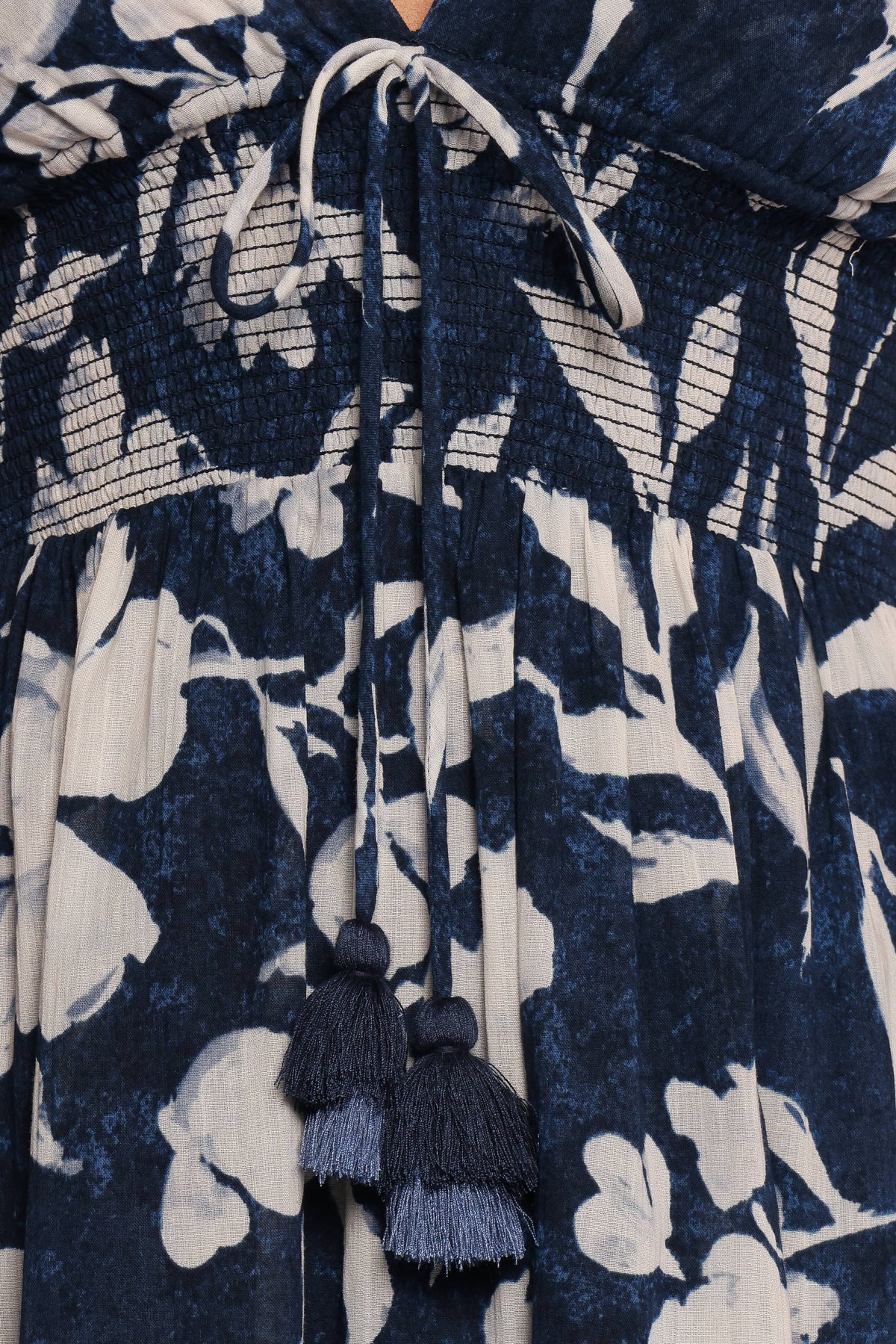 Coralie Maxi Dress - Navy Peony