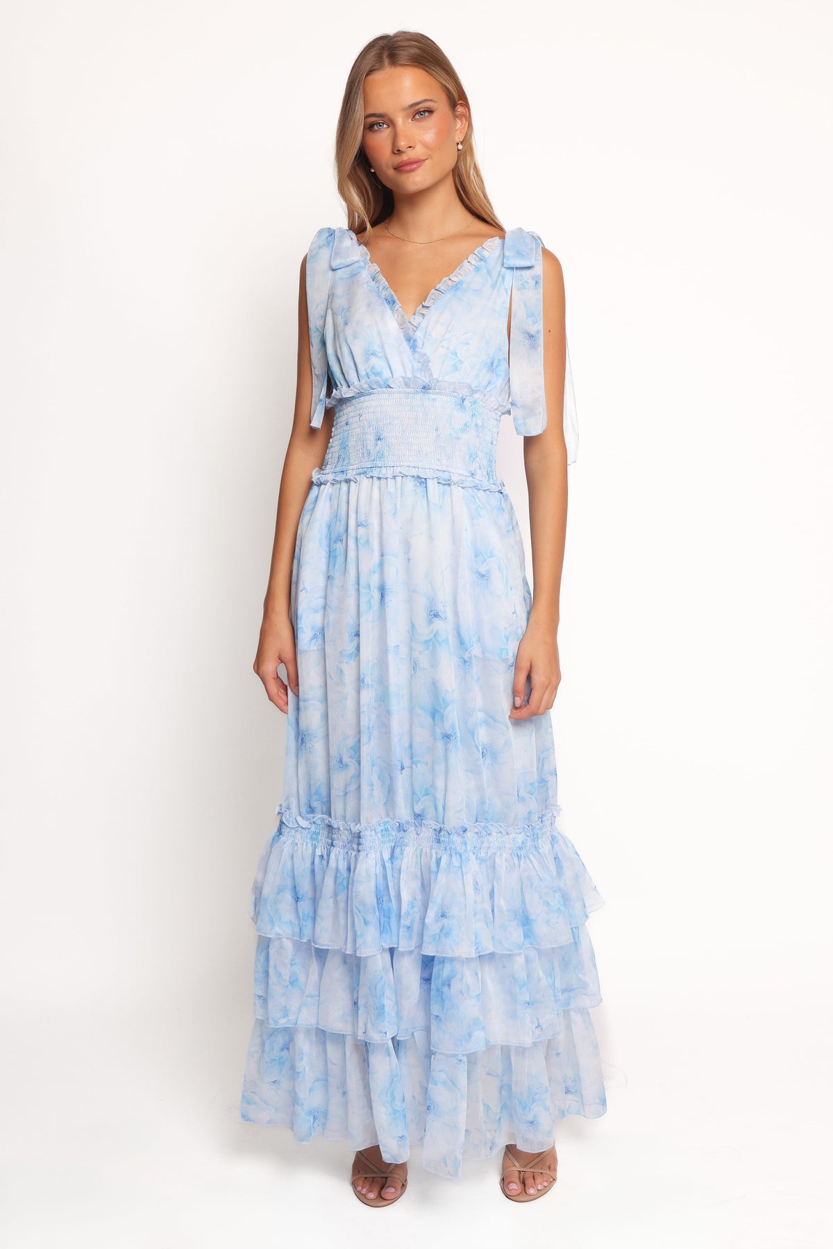 Fionna Maxi Dress - Blue Floral