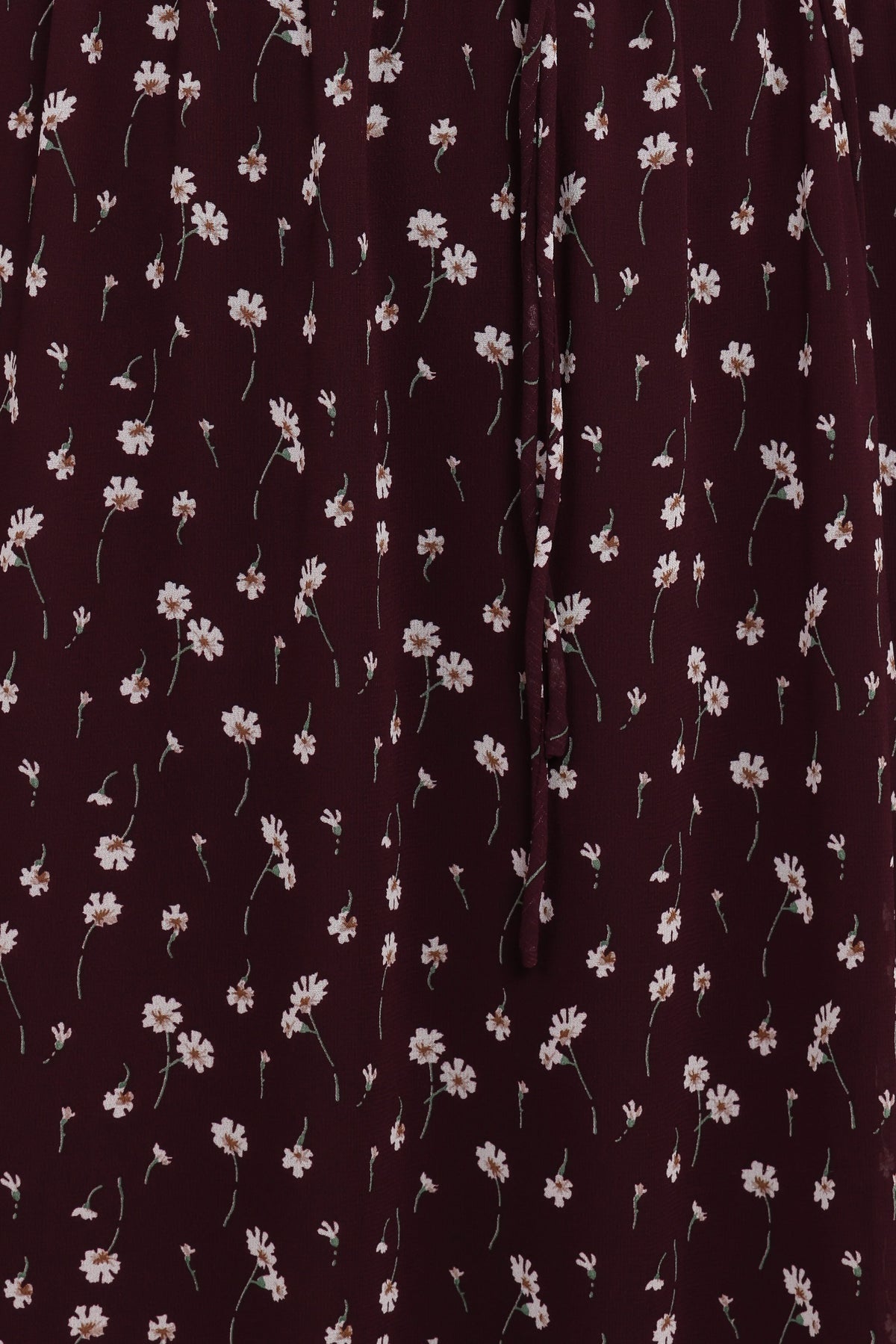 Keziah Long Sleeve Maxi Dress - Burgundy Floral