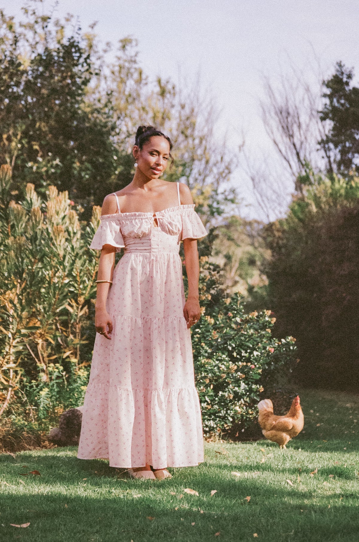 Lachay Maxi Dress - Pink Floral