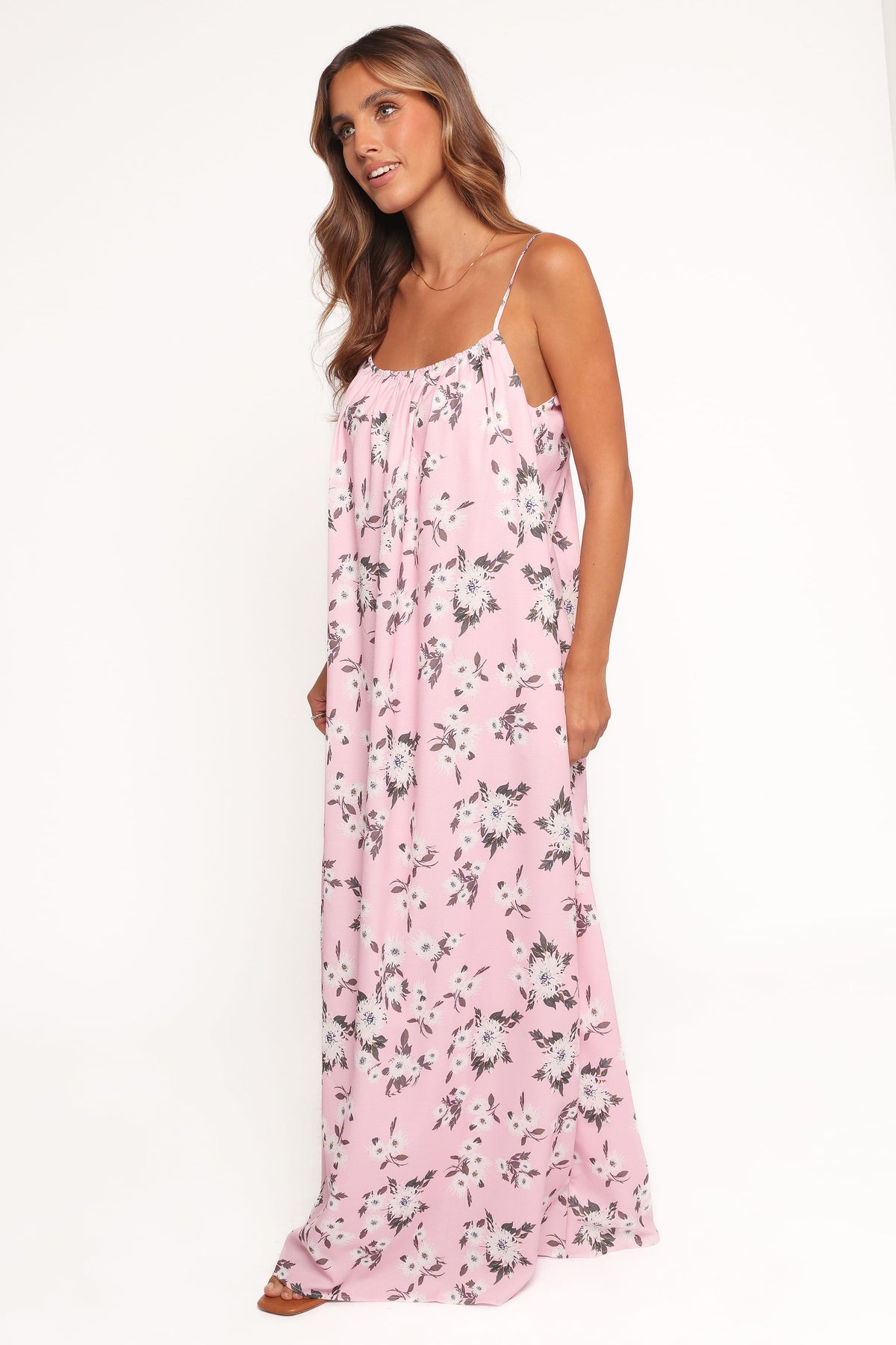 Lumina Maxi Dress - Pink Floral