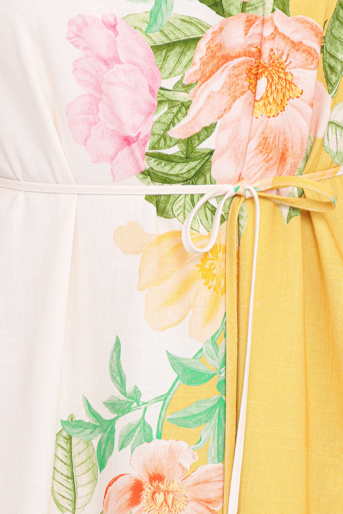 Marlia Maxi Dress - Yellow Poppy