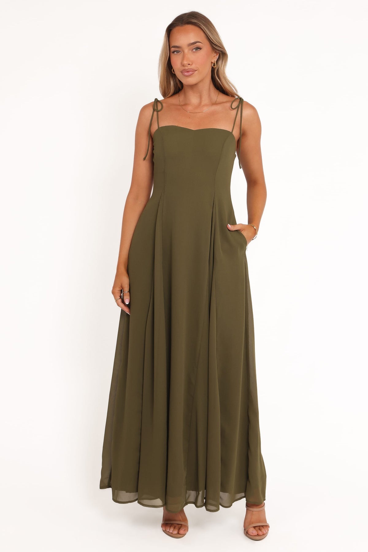 Rayna Maxi Dress - Olive