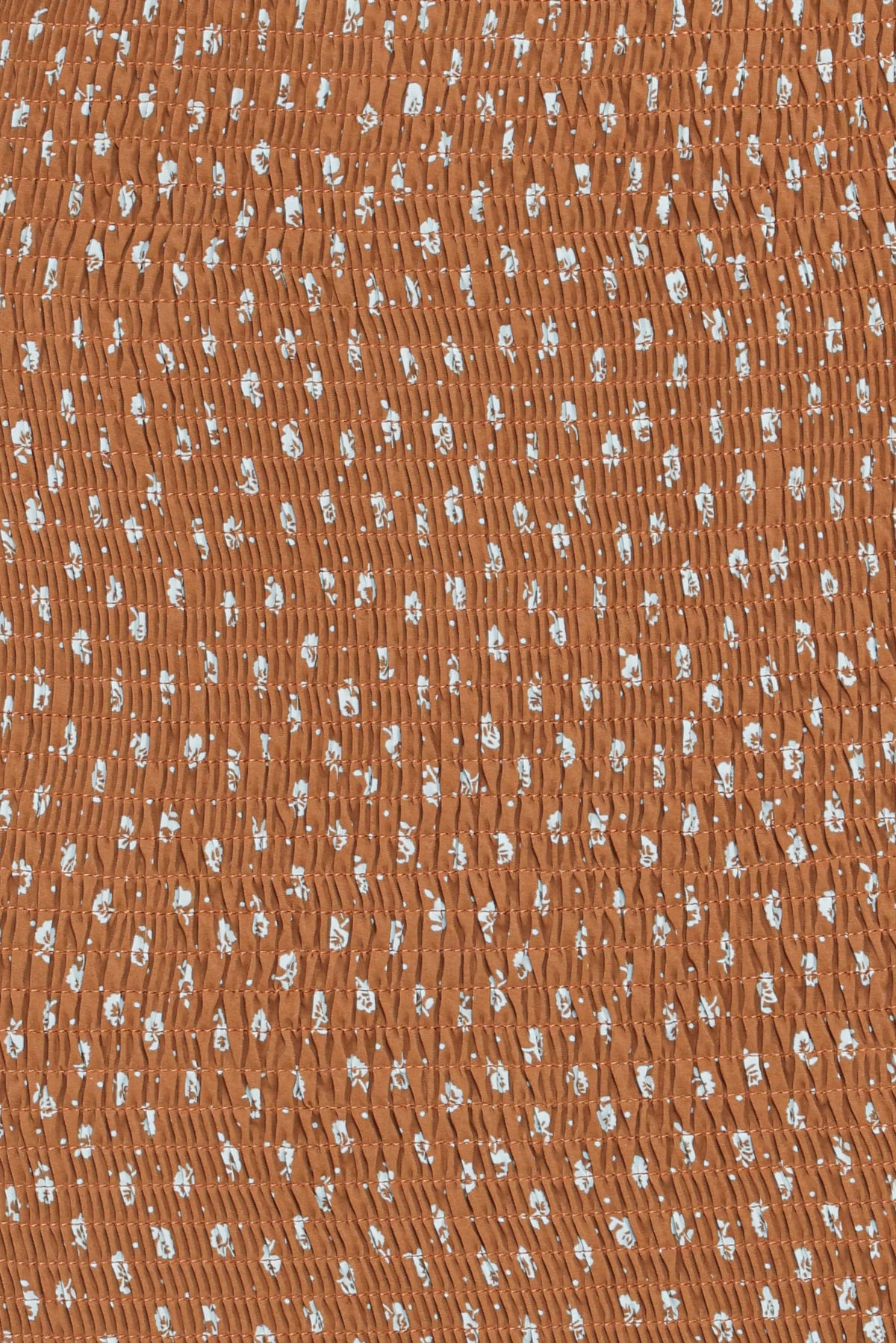 Sara Midi Dress - Brown Floral