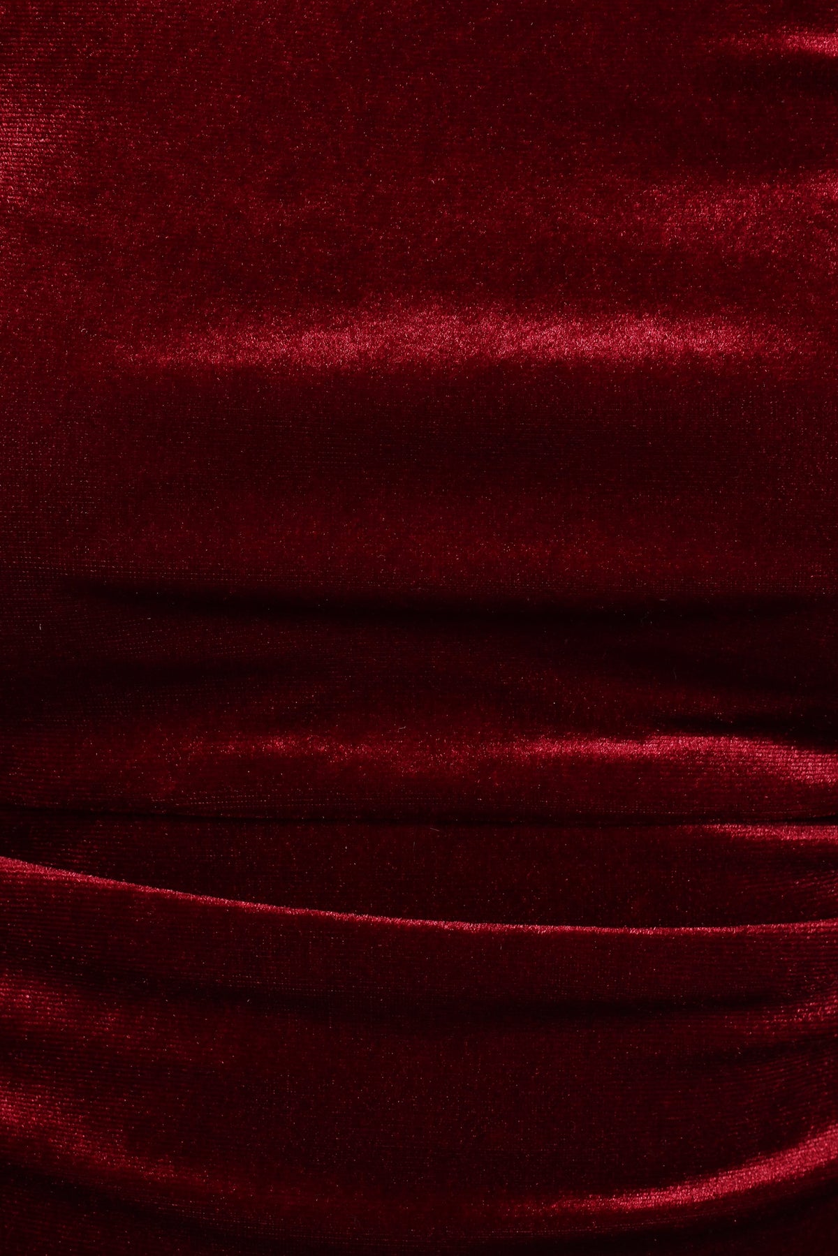 Nissa Velvet Top - Burgundy