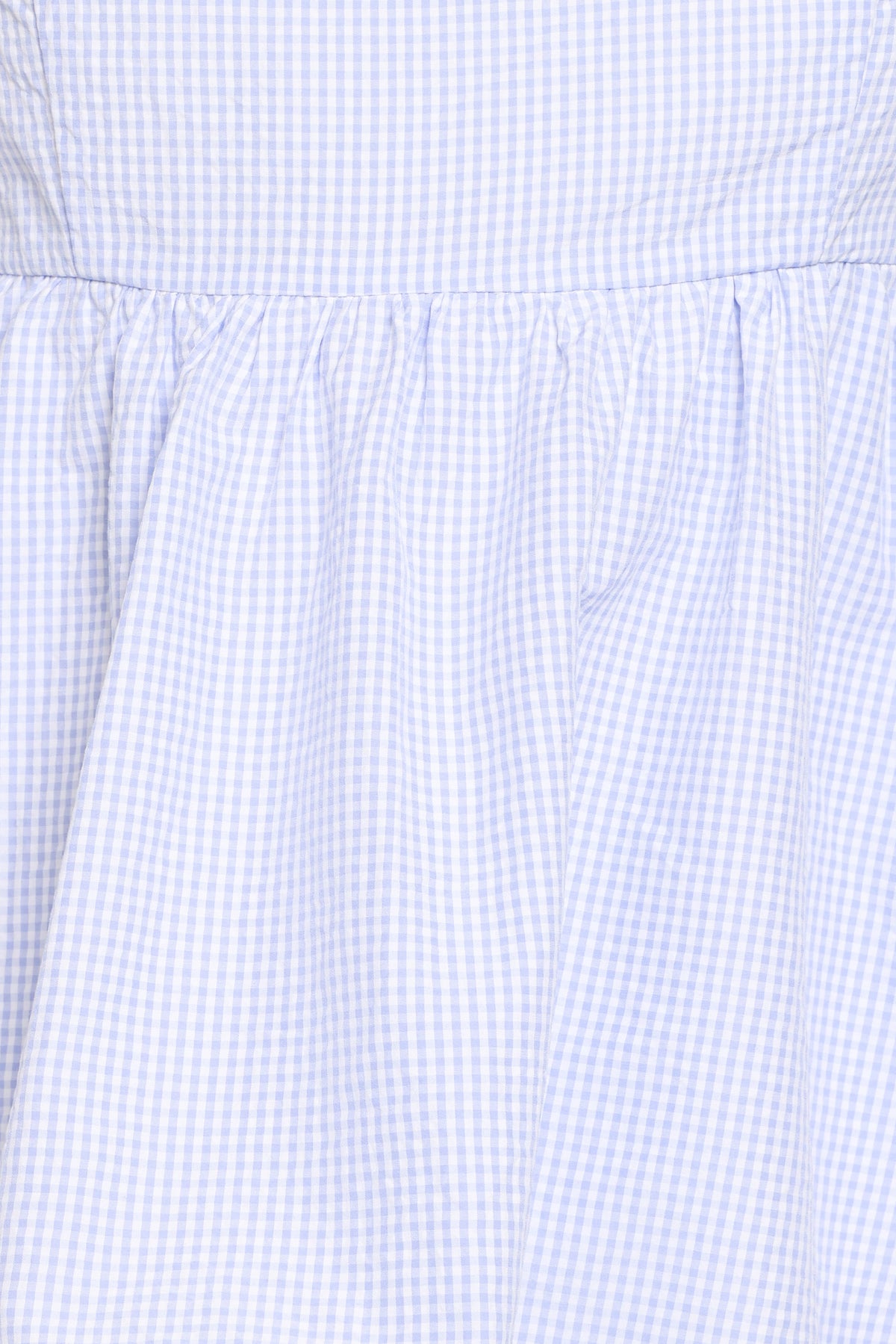 Zephyra Baby Doll Top - Blue Gingham
