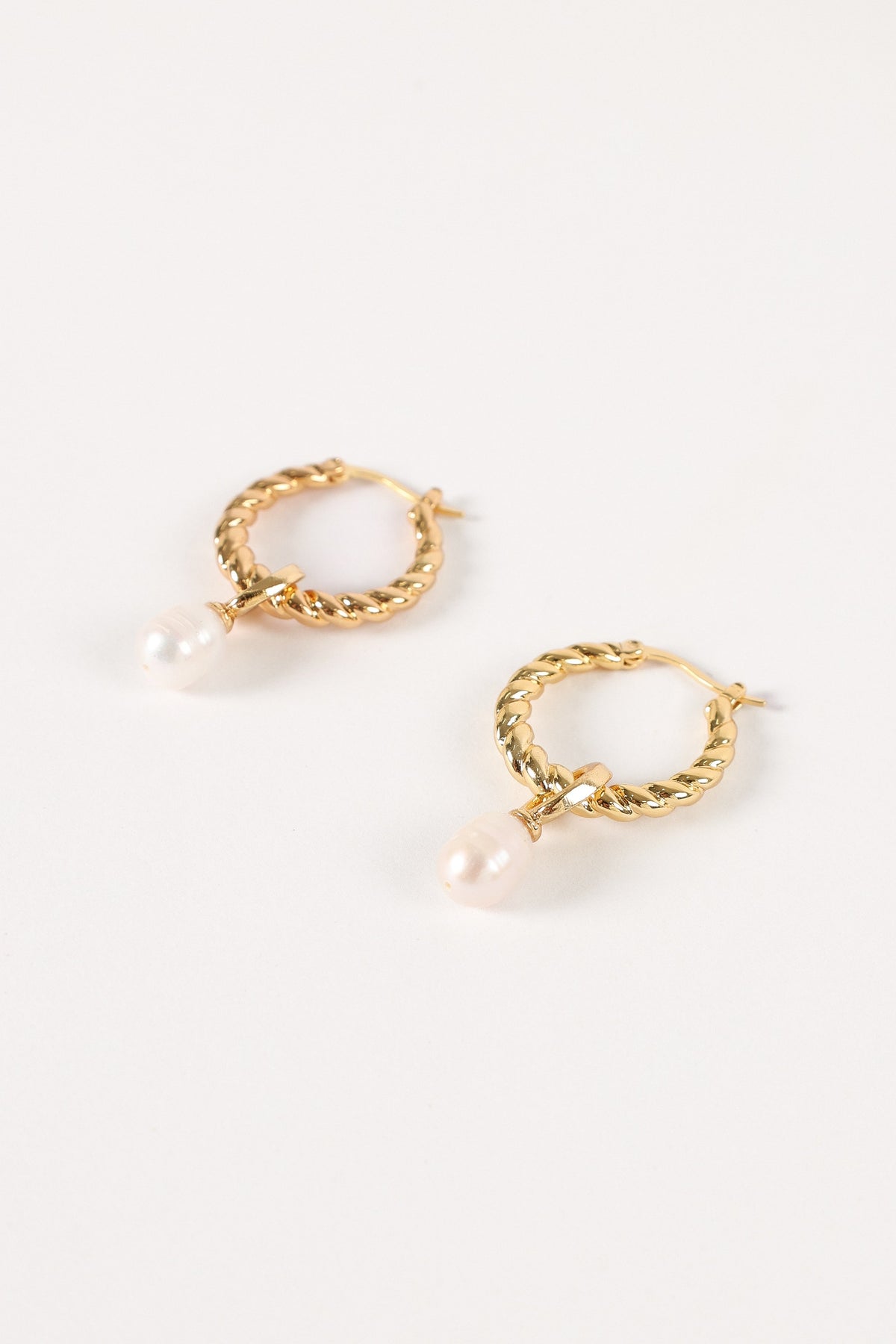 Monika Hoop Earrings - Gold