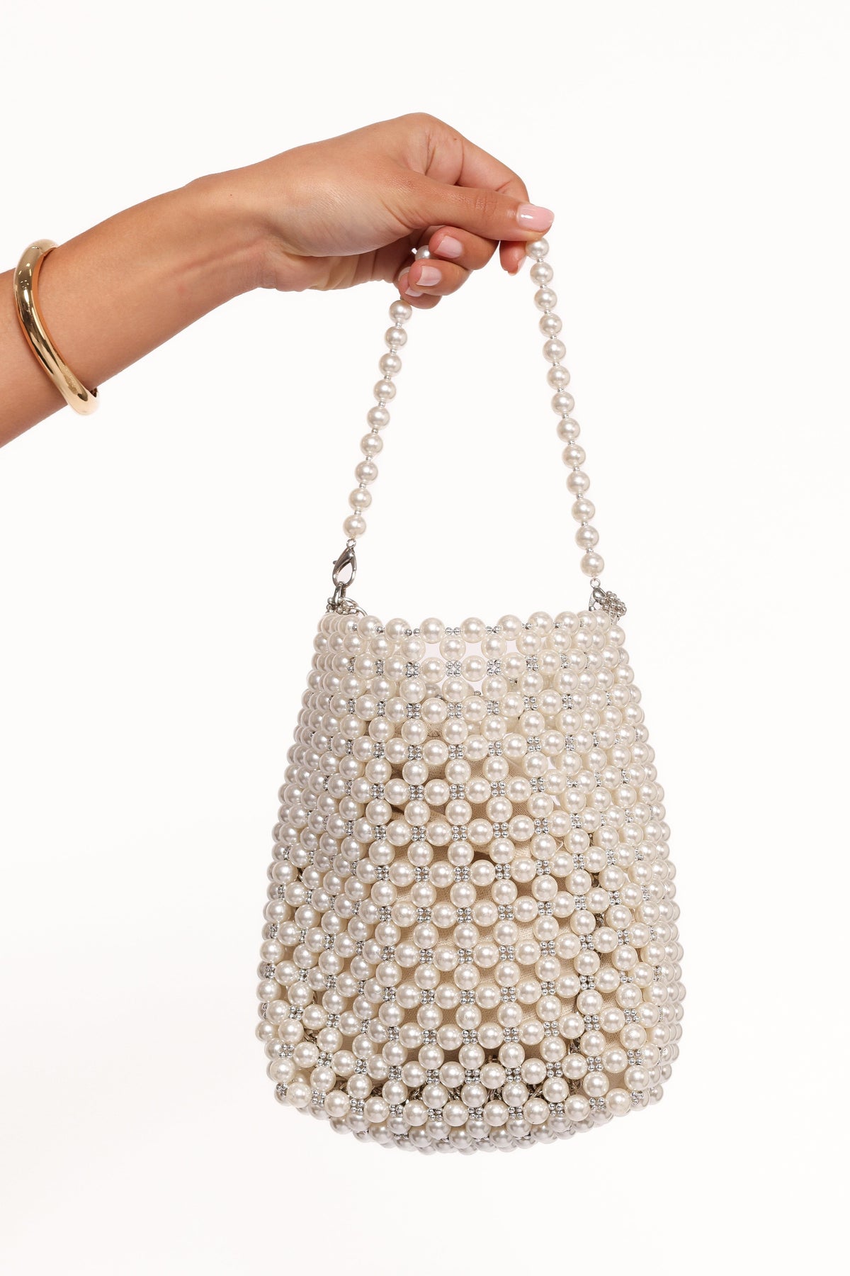 Naomi Handbag - Pearl