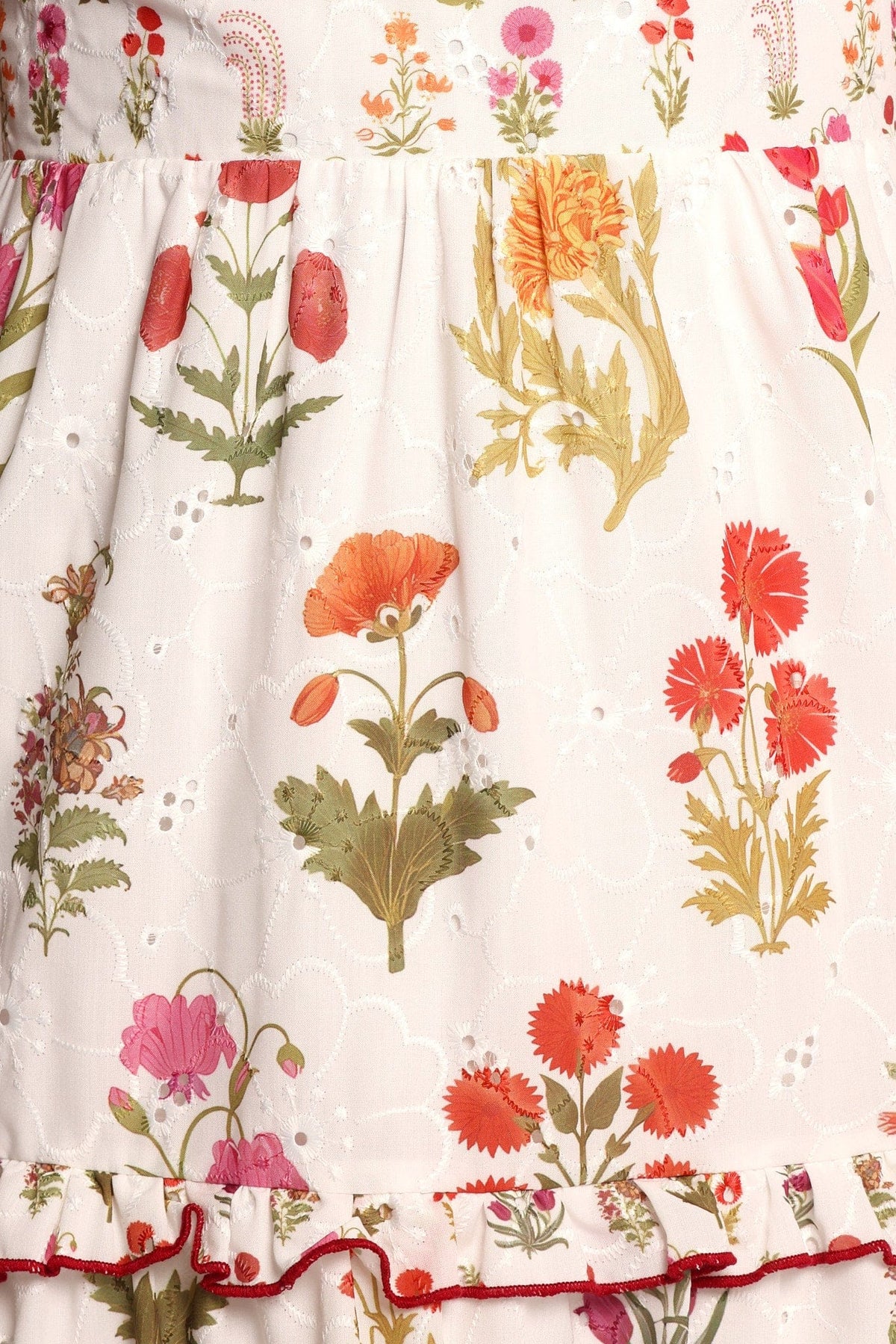 Aurelia Maxi Dress - White Floral