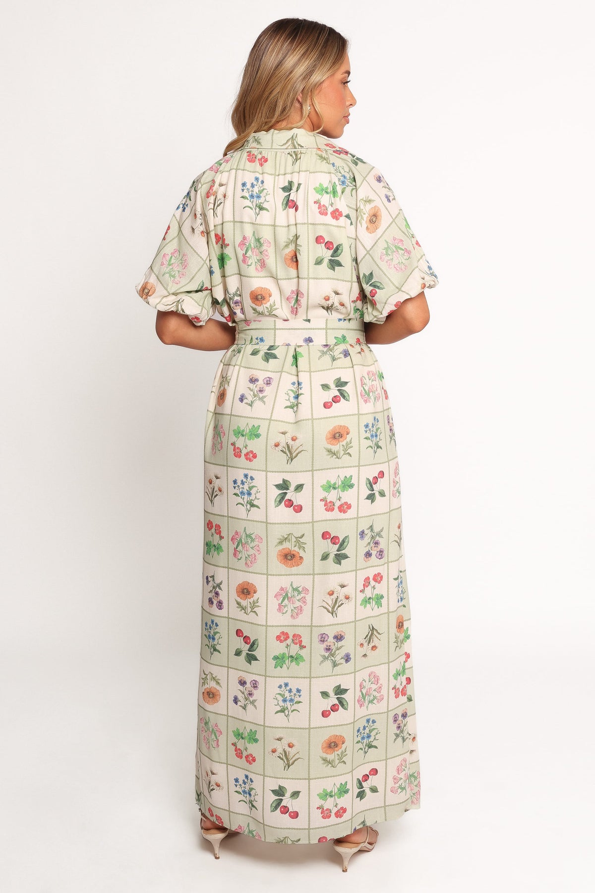 James Button Through Maxi Dress - Flower Market