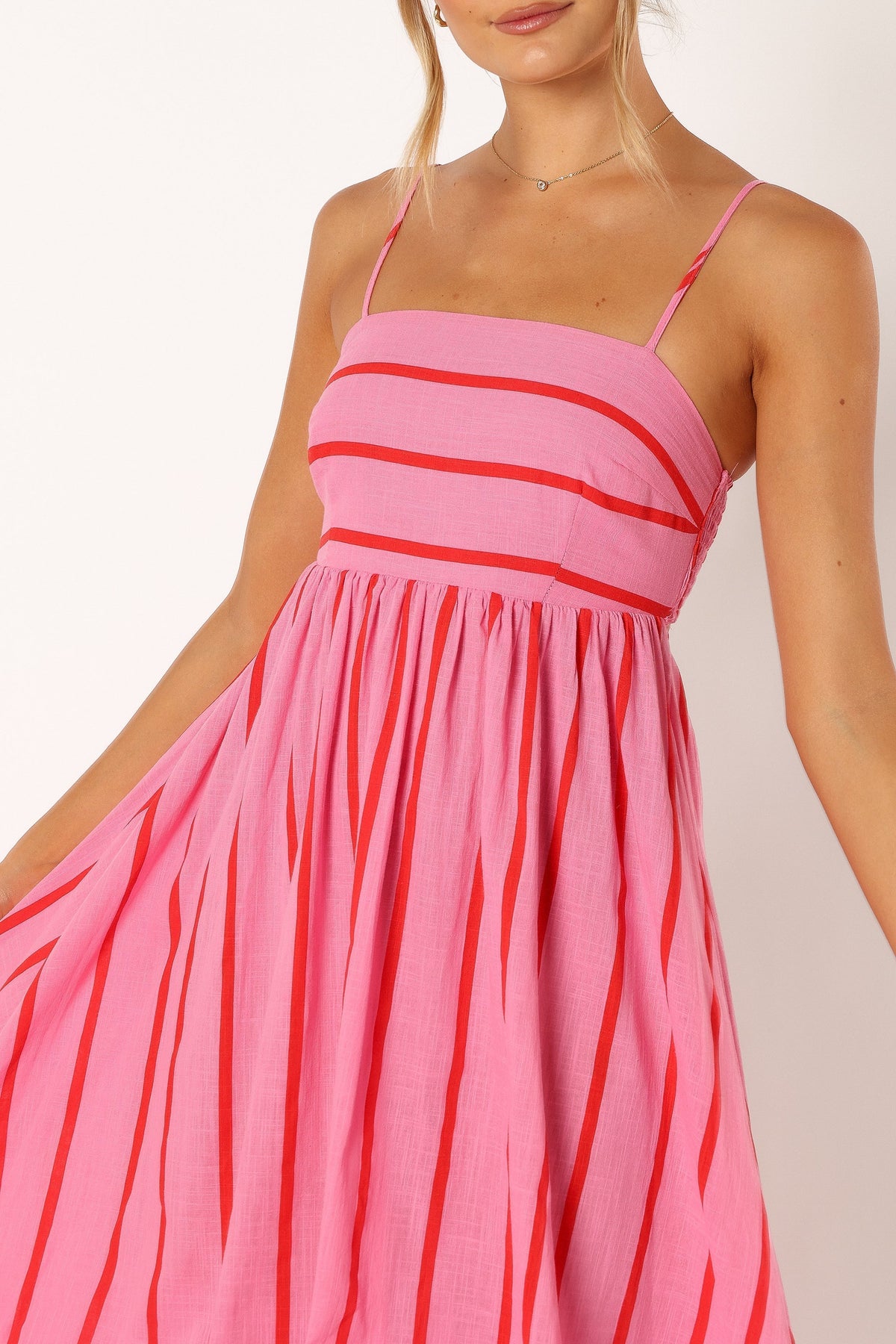 Pixie Maxi Dress - Pink Red