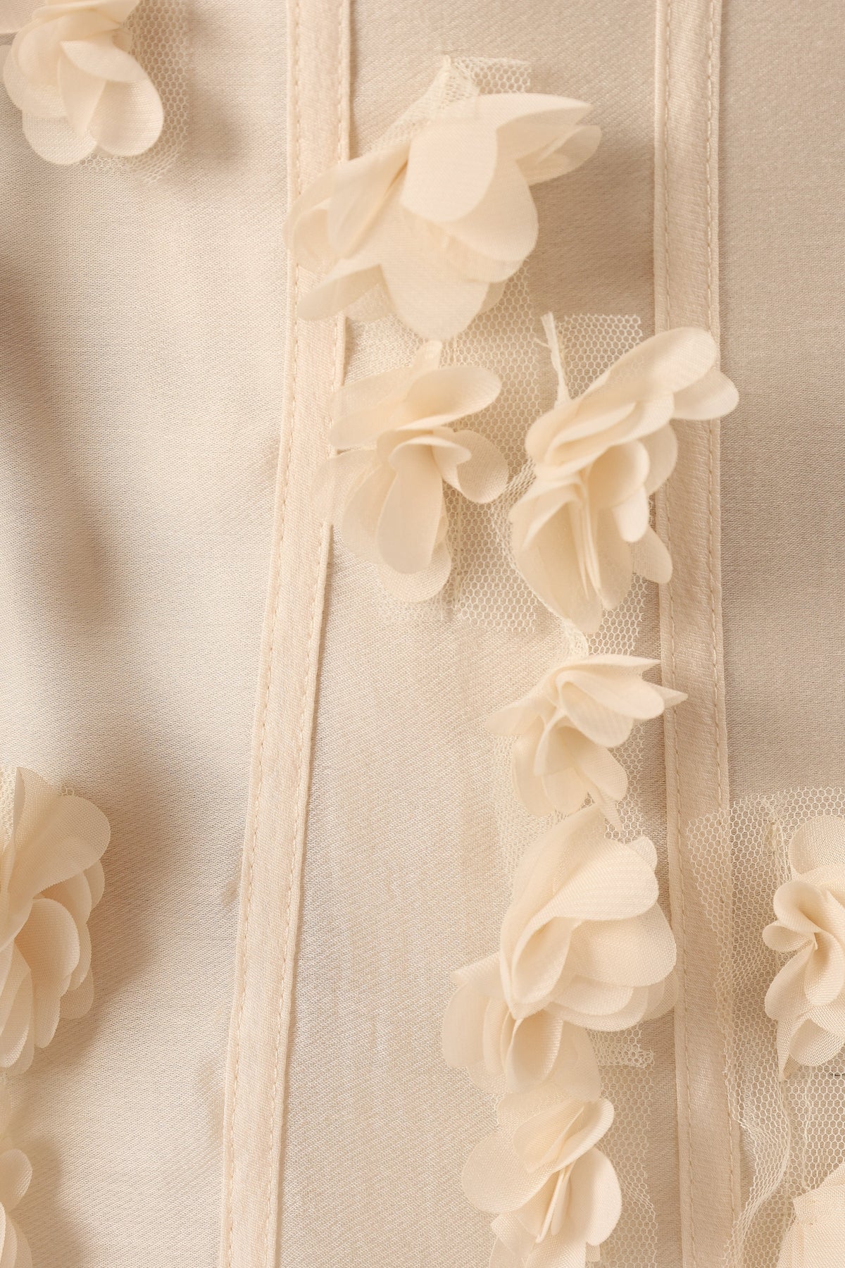 Posedly Midi Dress - Cream