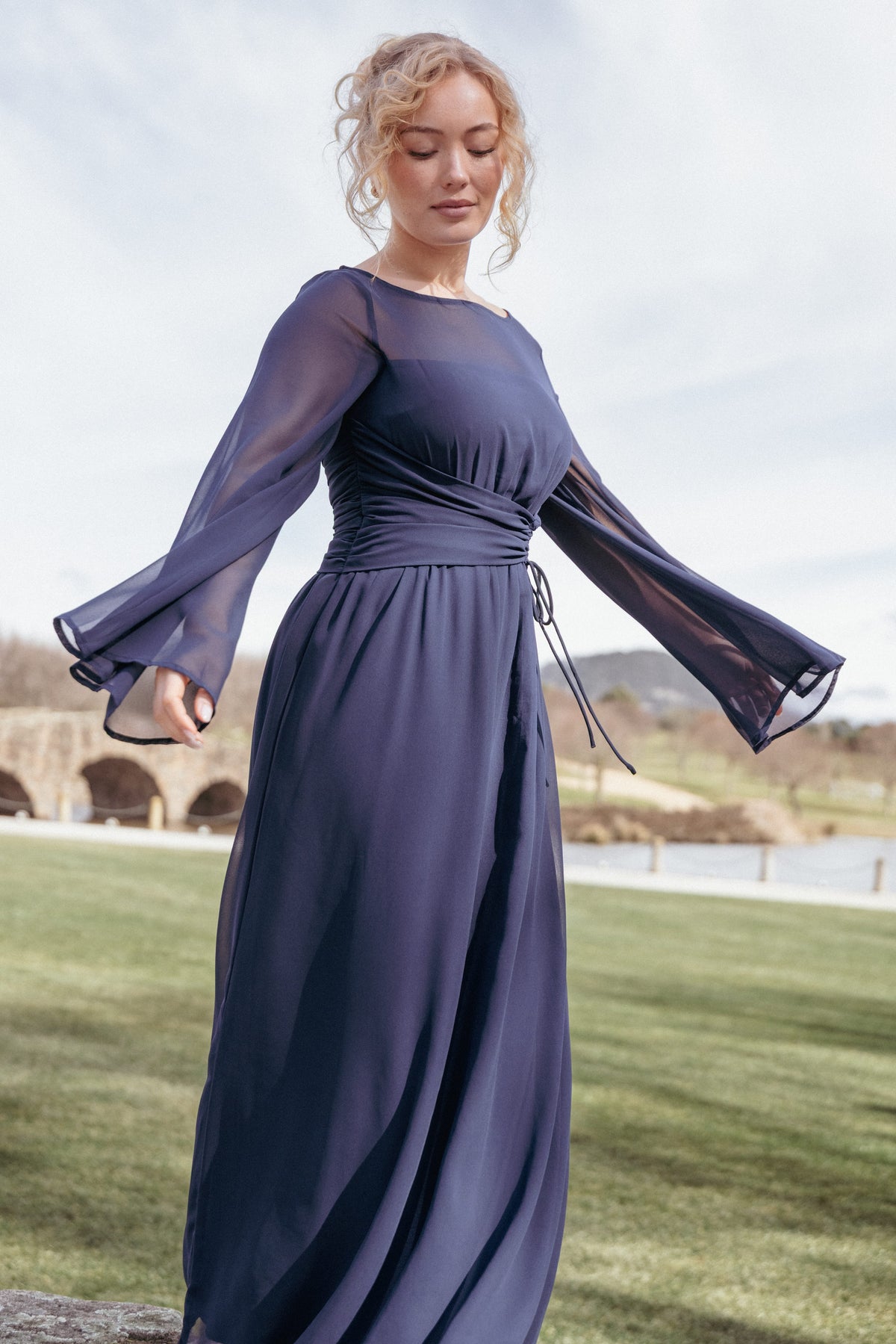Samara Maxi Dress - Navy