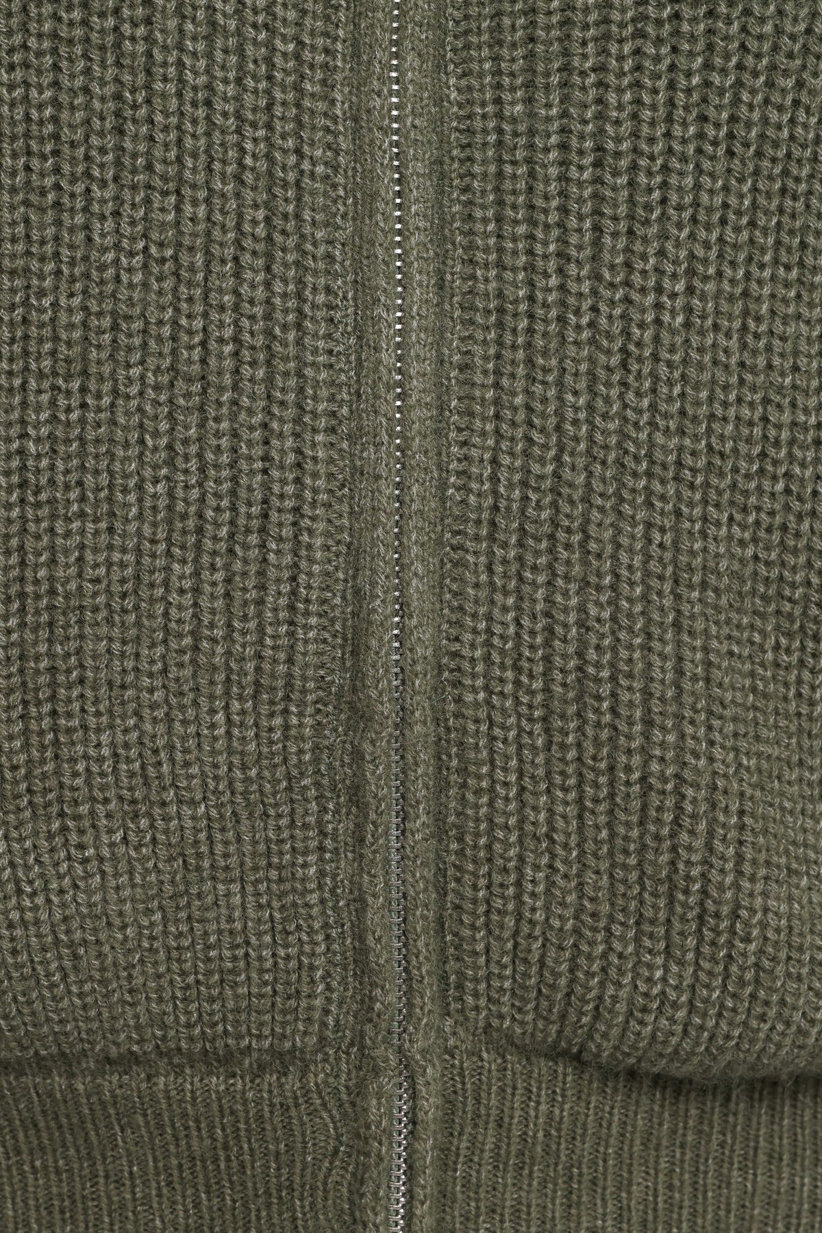 Kourtney Zip Cardigan - Olive
