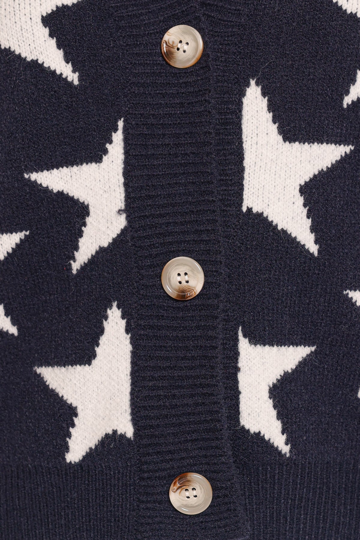 Sailor Star Knit Cardigan - Navy