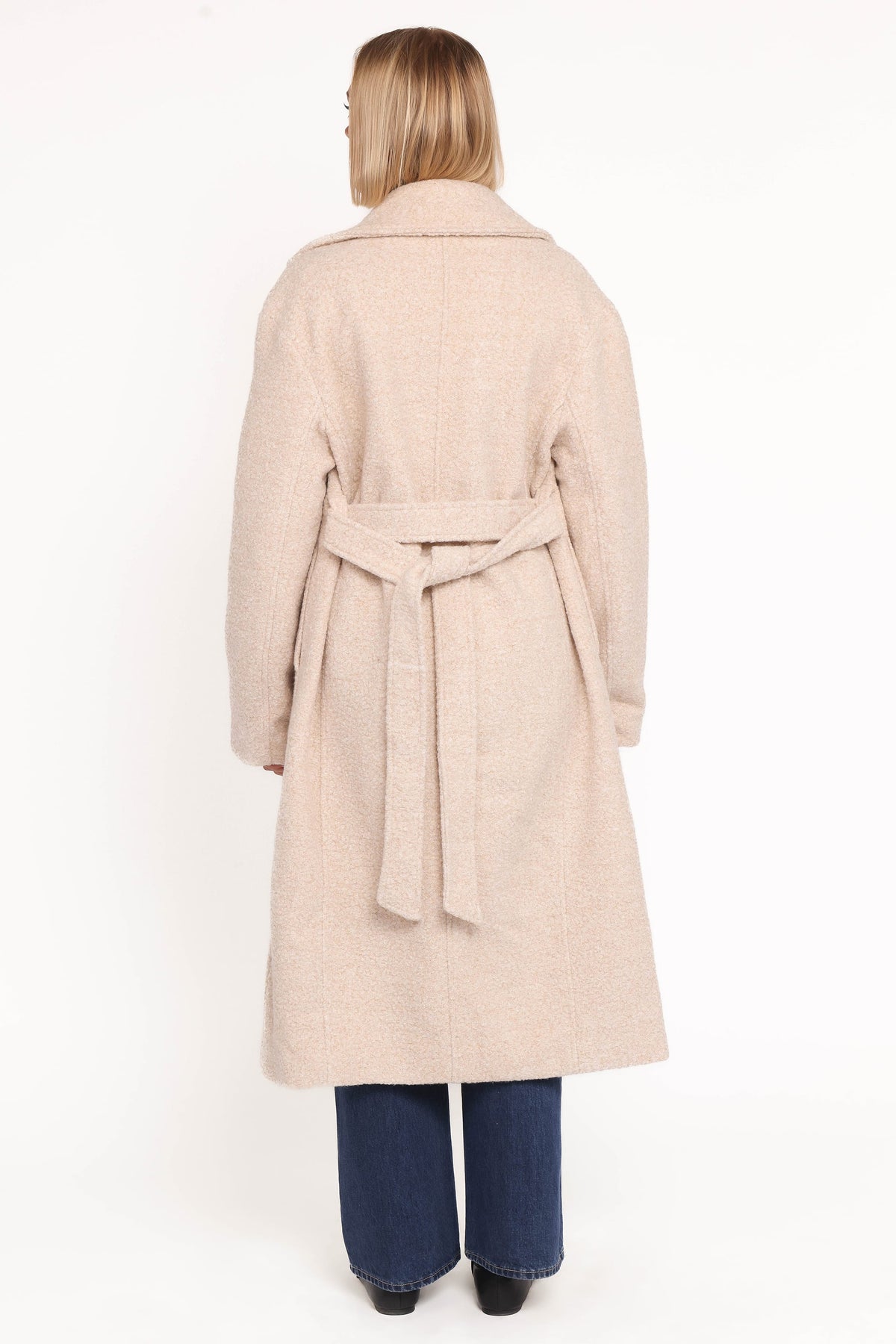 Goodie Shearling Coat - Cream