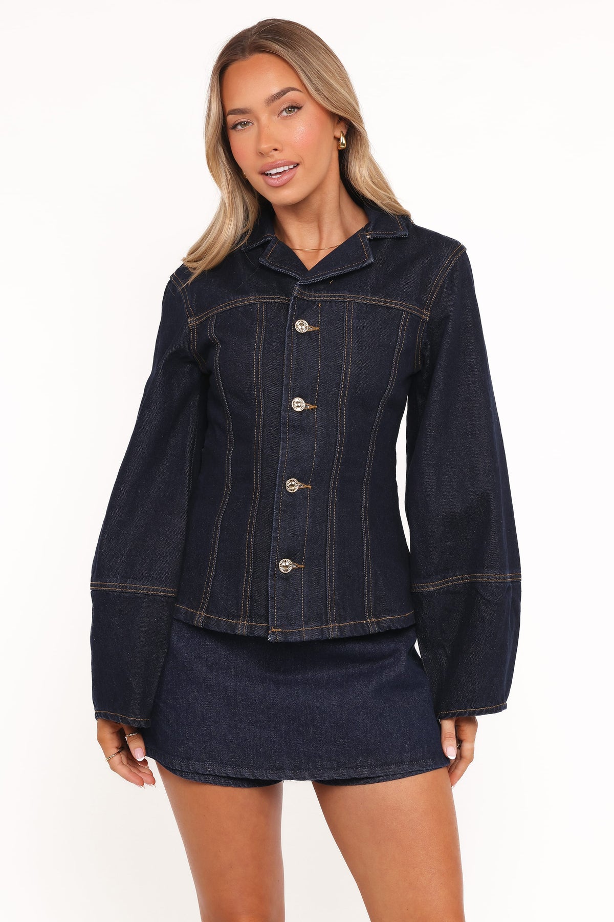 Luchia Denim Jacket - Dark Indigo