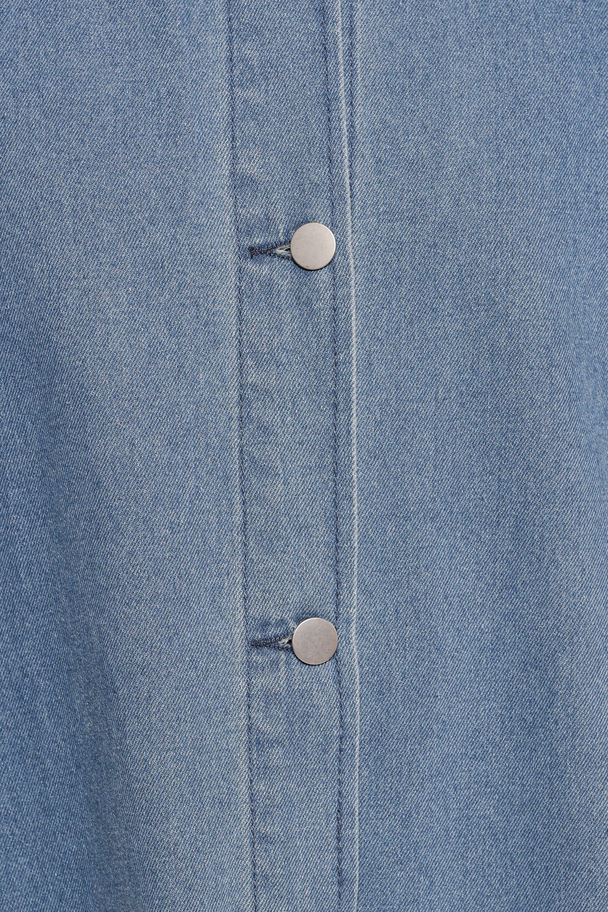 Novan Oversized Shacket - Denim