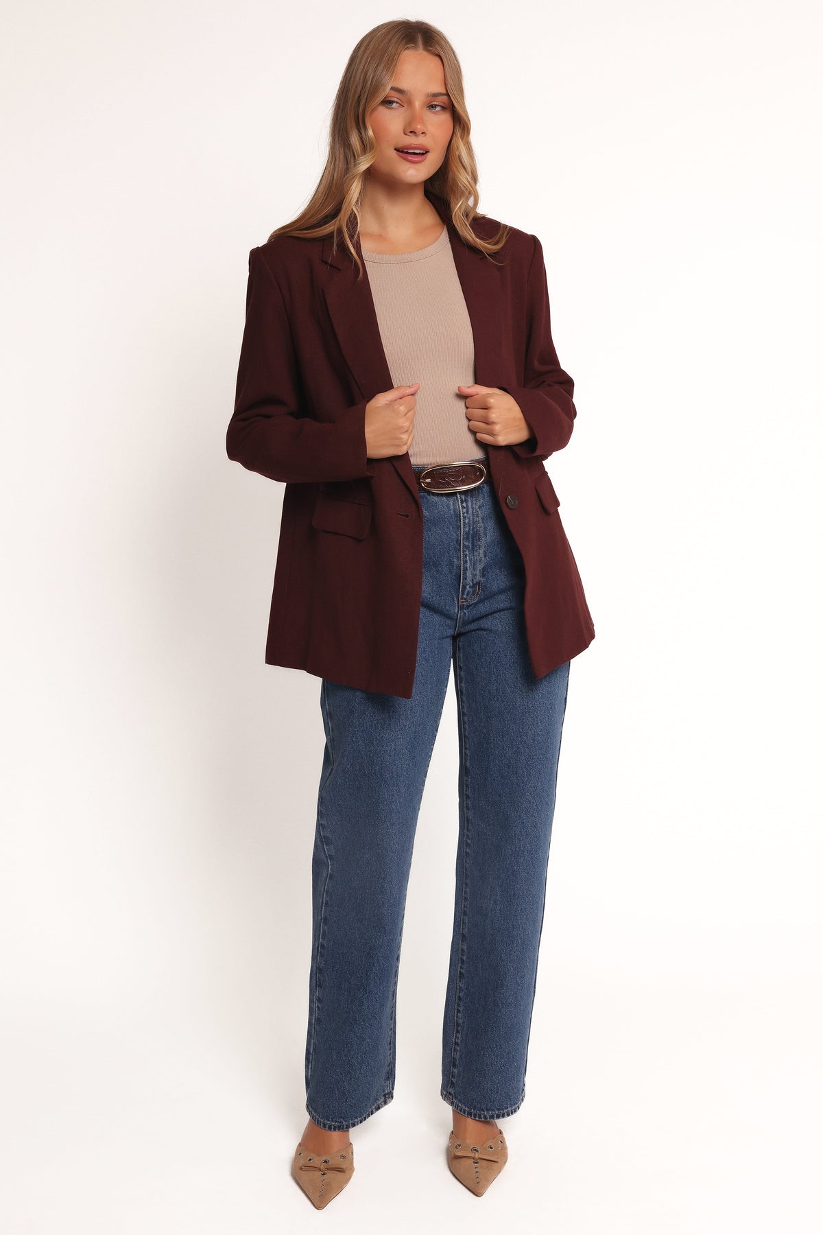 Rhodes Oversized Blazer - Espresso