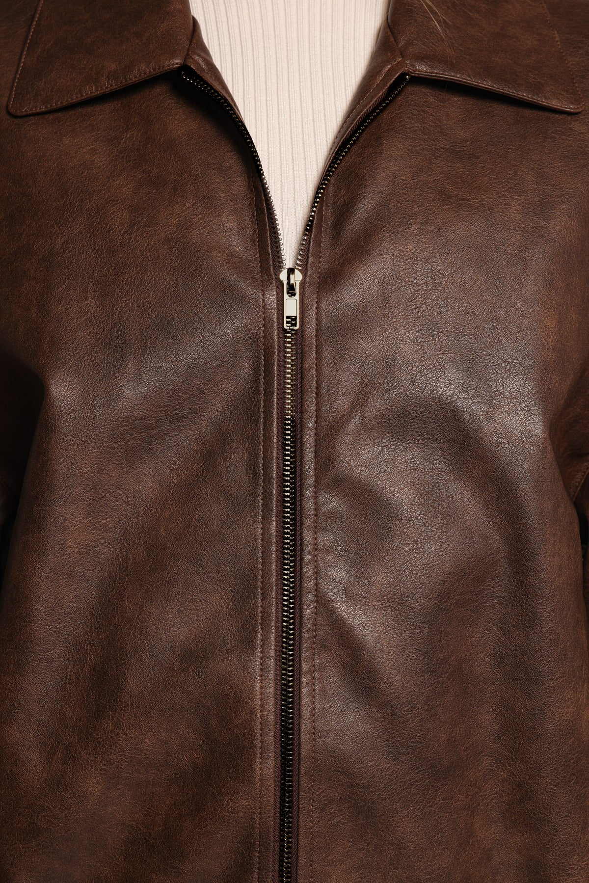 Zoe Bomber Jacket - Brown