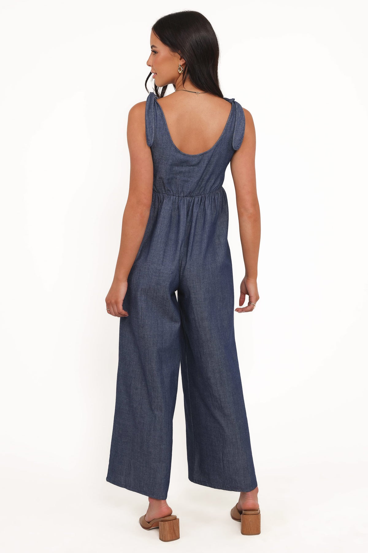 Ayla Chambray Jumpsuit - Denim