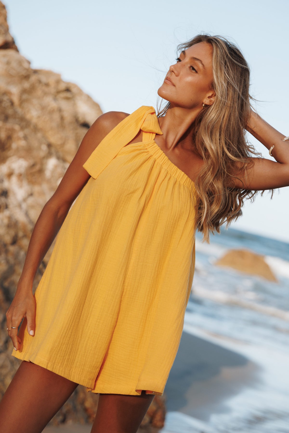Miffy One Shoulder Romper - Mango