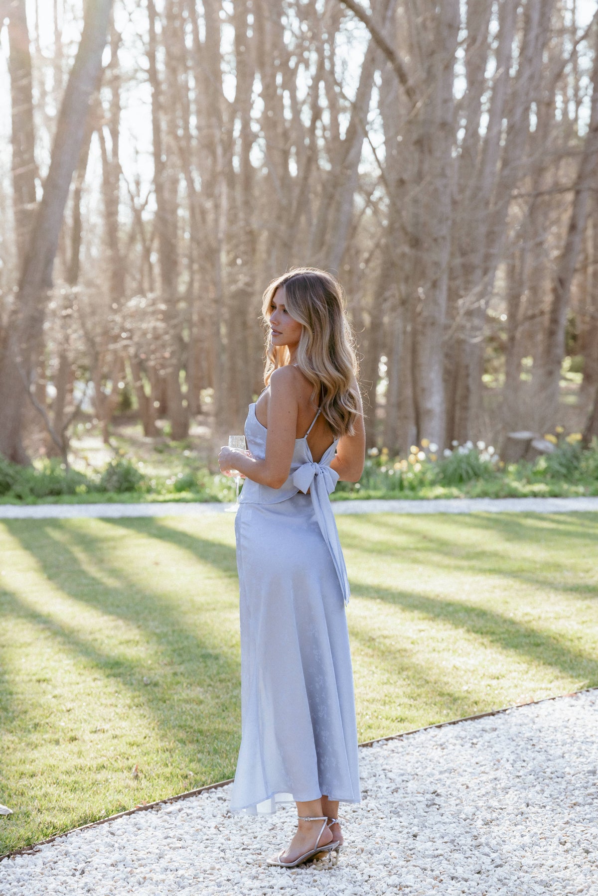 Belle Two Piece Set - Pale Blue