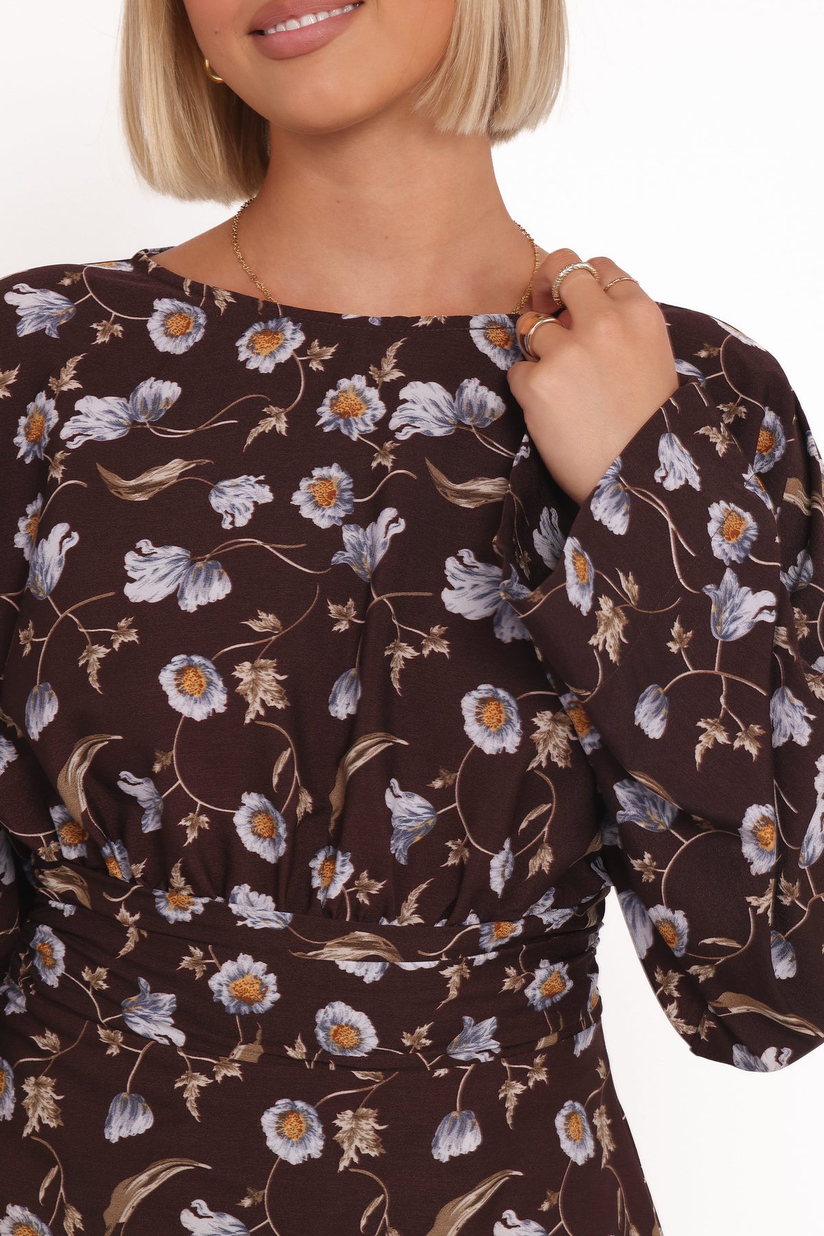 Calantha Top - Fall Floral