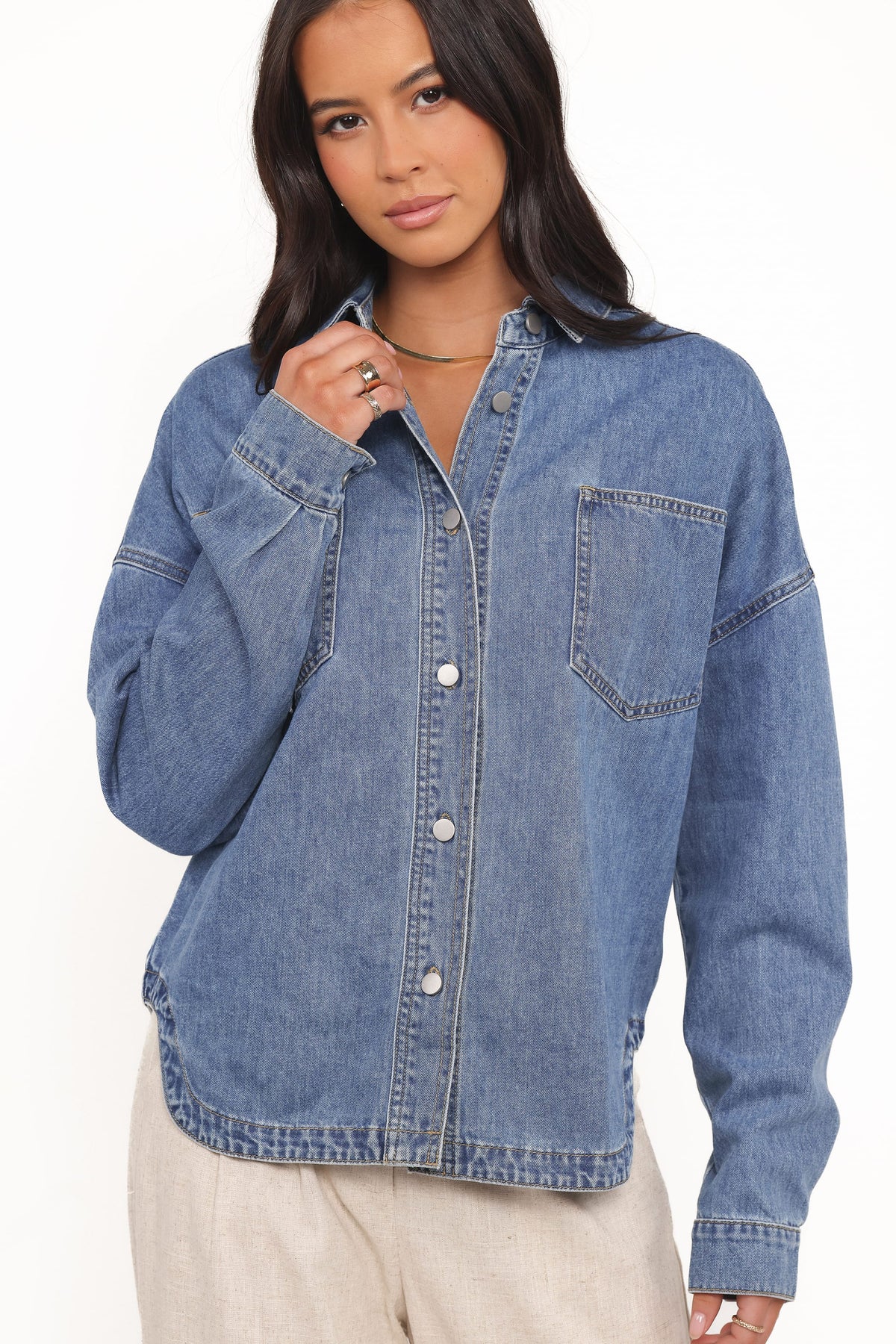 Cornelia Denim Shirt - Blue